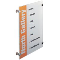 DURABLE T&uuml;rschild CRYSTAL SIGN Acryl transparent...