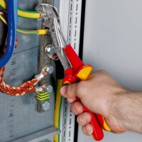 KNIPEX Wasserpumpenzange VDE 88 07 250, Länge: 25,0 cm,