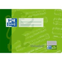 OXFORD Notenheft ohne Hilfslinien Lineatur 14...