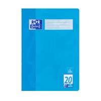 OXFORD Doppelheft Lineatur 20 blanko DIN A4 ohne Rand, 32...