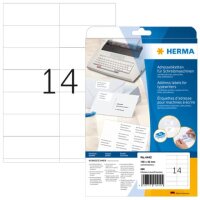 Adressetiketten für Schreibmaschinen, A4, 105 x 42...