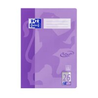 OXFORD Schulheft Touch Lineatur 26 kariert DIN A4...