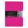Notizheft flex PP - A4, liniert/kariert, 2x 40 Blatt, pink