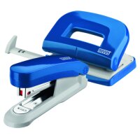 novus Locher und Heftger&auml;te Set E210/E15 blau