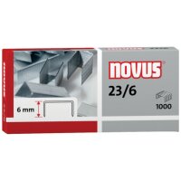 novus Heftklammern 23/6, 1.000 St. gallery