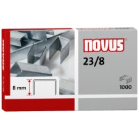 novus Heftklammern 23/8, 1.000 St. gallery