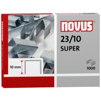 novus Heftklammern SUPER 23/10, 1.000 St.