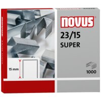 novus Heftklammern SUPER 23/15, 1.000 St gallery