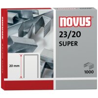 novus Heftklammern SUPER 23/20, 1.000 St gallery