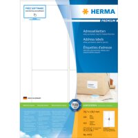 Adressetiketten PREMIUM A4, 78,7 x 139,7 gallery
