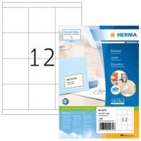 PREMIUM Etiketten A4, 70 x 67,7 mm, weiß, permanent...