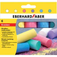 EBERHARD FABER Stra&szlig;enmalkreide farbsortiert 6 St.