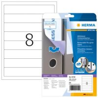 HERMA Ordneretiketten 10150 wei&szlig;, 25 Blatt