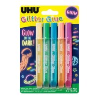 UHU Glow in the dark Klebestifte 10,0 ml, 5 St.