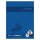 Collegeblock Premium LIN 27 - A4, 80 Blatt, 90 g/qm, blau, liniert mit Doppelrand