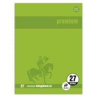 Collegeblock Premium LIN 27 - A4, 80 Blatt, 90 g/qm,...