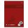 Collegeblock Premium LIN 28 - A4, 80 Blatt, 90 g/qm, rot, kariert mit Doppelrand