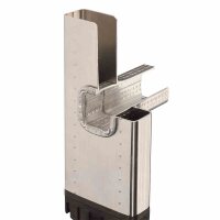 Hailo Anlegeleiter S60 ProfiStep uno silber 18 Sprossen, H: 