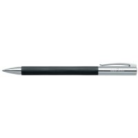 FABER-CASTELL Kugelschreiber AMBITION Edelharz  schwarz,...
