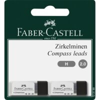 FABER-CASTELL 123121 Zirkelminen H 2,0 mm, 12 St.
