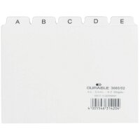 DURABLE Karteikartenregister A-Z wei&szl gallery