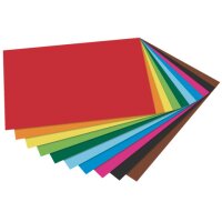 folia Tonpapier farbsortiert 130 g/qm 100 Blatt