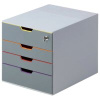 DURABLE Schubladenbox VARICOLOR&reg; SAFE  dunkelgrau...