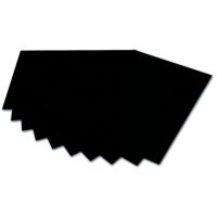 folia Tonpapier schwarz 130 g/qm 100 Blatt