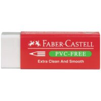 FABER-CASTELL Radiergummi PVC-FREE wei&szlig;, 1 St.