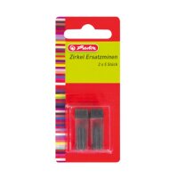 herlitz Zirkelminen HB 2,0 mm, 10 St.