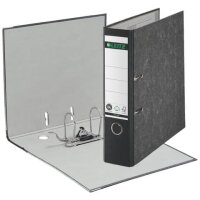 1080 Ordner A4 Wolkenmarmor, 80 mm, schwarz