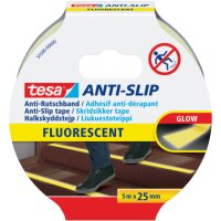 tesa Anti-Rutsch-Band Fluoreszent natur 25,0 mm x 5,0 m