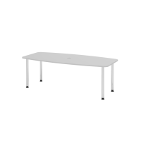 Konferenztisch 220cm/4 Chromfüße G