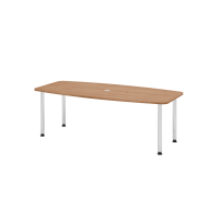 Konferenztisch 220cm/4 Chromfüße N