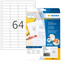Korrektur-/Abdecketiketten A4, 48,3 x 16,9 mm,...