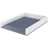 LEITZ Briefablage WOW Duo Colour perlwei&szli