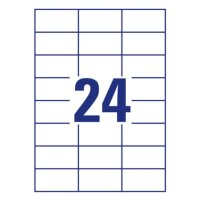 AVERY Zweckform Etiketten 3658-200 wei&szlig; 64,6 x...