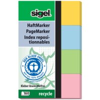 SIGEL RECYCLE Haftmarker farbsortiert 4x gallery