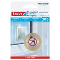 tesa Montageband 77740 doppelseitiges Klebeband 19,0 mm x...