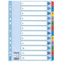 Kartonregister 1-12, A4, Karton, 12 Blat gallery