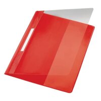 4194 Hefter Exquisit, A4, &Uuml;berbreite, PVC, rot