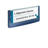 DURABLE T&uuml;rschild CLICK SIGN Kunststoff blau...