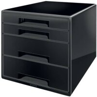 LEITZ Schubladenbox CUBE Duo Colour  schwarz/grau...