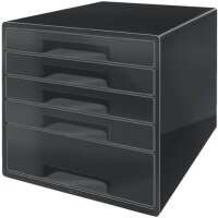 LEITZ Schubladenbox CUBE Duo Colour  schwarz/grau...