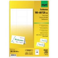 SIGEL Tischkarten 10,0 x 6,0 cm, 40 St. gallery