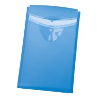 Visitkarten-Etui COGNITO - 64 x 100 x 10 mm, für 20 Karten, transzluzent-blau