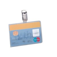 DURABLE Namensschilder mit Clip 9,0 x 5,4 cm, 25 St.