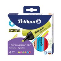 Pelikan 490 Textmarker farbsortiert, 6 S gallery