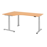 Sitz-Steh-Winkeltisch el.200x120cm 90°Buc