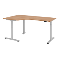 Sitz-Steh-Winkeltisch el.200x120cm 90°Nus